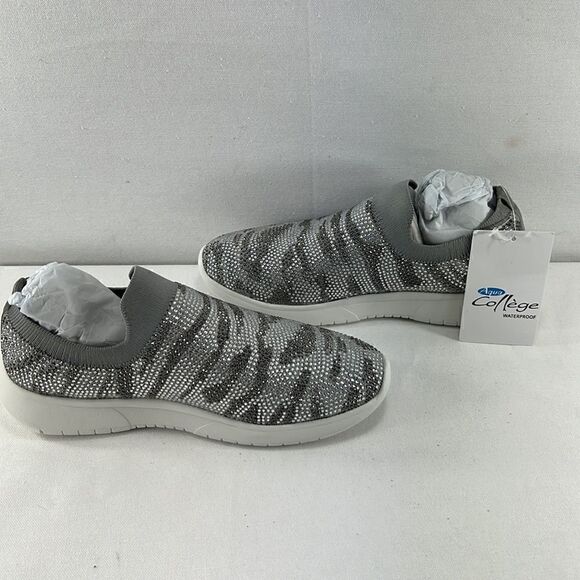 Aqua College Klaire Slip On Studded Zebra Print Sneaker size 6.5 M - Picture 3 of 7